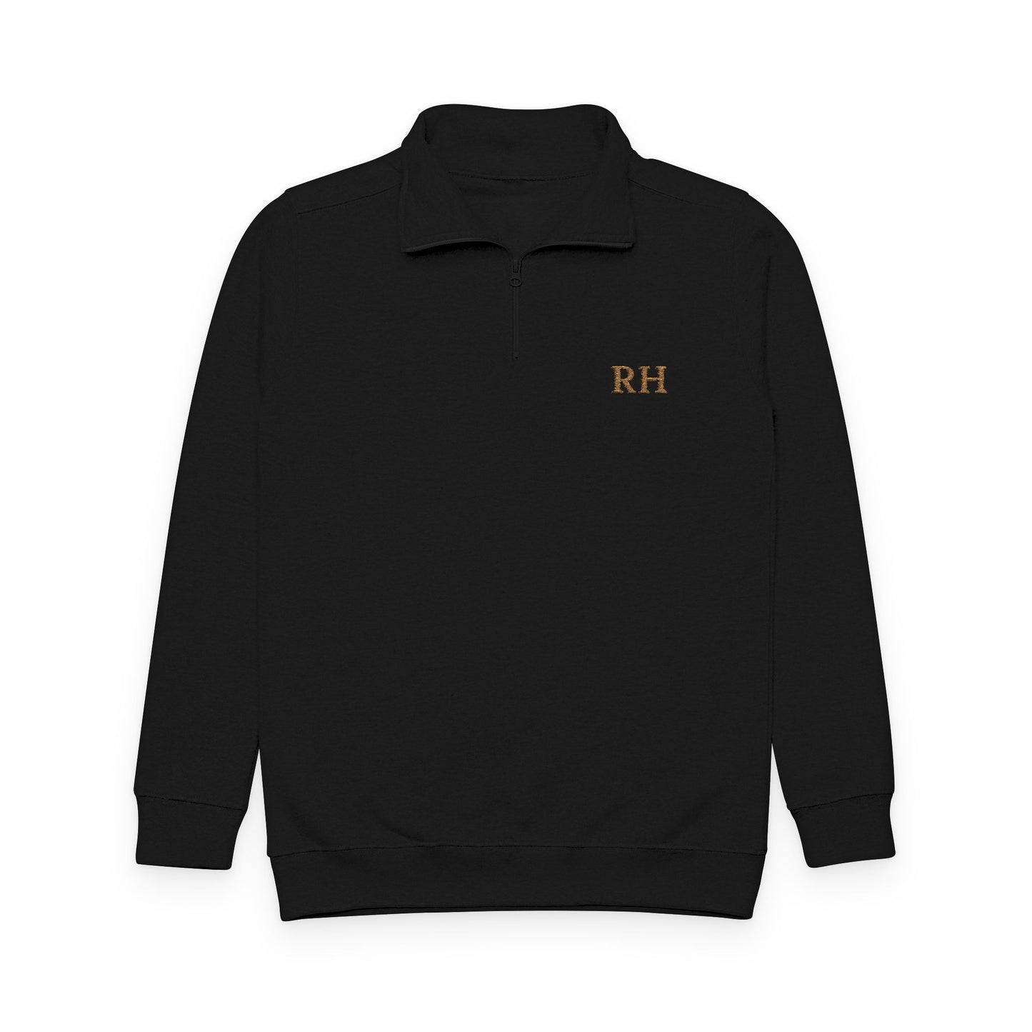 Redstoke Quater Zip Embroidered Pullover